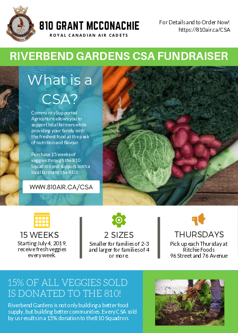 Riverbend CSA Fundraiser Poster